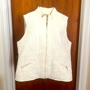 Croft and Barrow zip up vest